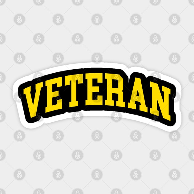 Veteran Sticker by monkeyflip